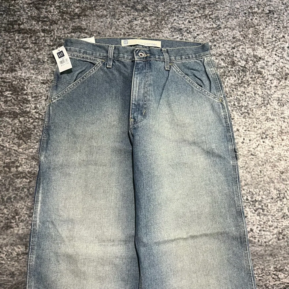 NWT‎ Gap Carpenter Jeans Mens 31x30 Blue Faded Baggy Wide Leg Vintage Y2K